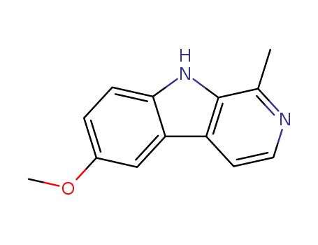 Molecular Structure of 3589-72-8 (6-METHOXYHARMAN)
