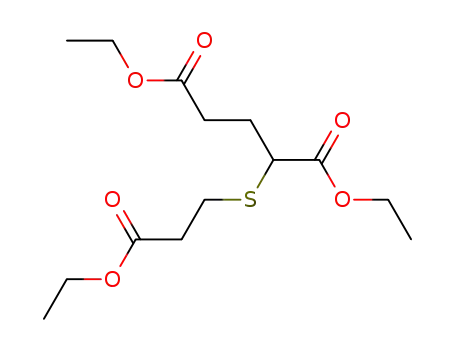 2-(2-ethoxycarbonyl-ethylsulfanyl)-glutaric acid diethyl ester