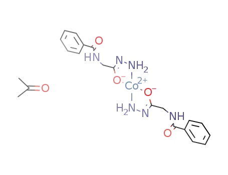 Co(C9H10N3O2)2*(CH3)2CO = Co(C9H10N3O2)2(CH3)2CO