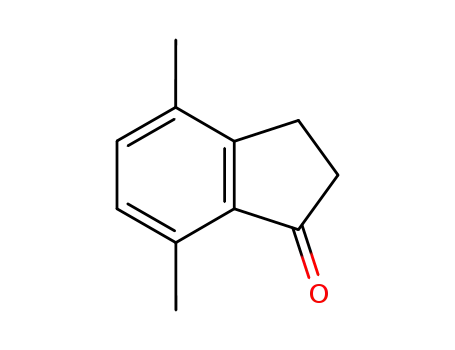 Molecular Structure of 5037-60-5 (4,7-dimethyl-2,3-dihydroinden-1-one)