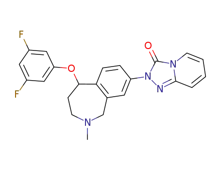 2-(5-(3,5-difluorophenoxy)-2-methyl-2,3,4,5-tetrahydro-1H-benzo[c]azepin-8-yl)-[1,2,4]triazolo[4,3-a]pyridin-3(2H)-one