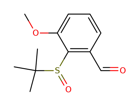 2-tert-butylsulfinyl-3-methoxybenzaldehyde
