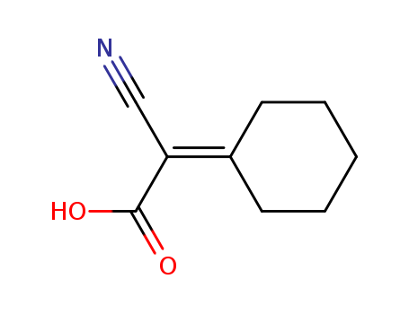 Acetic acid,2-cyano-2-cyclohexylidene-(37107-50-9)