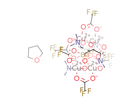Ba(3-(dimethylamino)propan-1-olate)4Cu4(trifluoroacetate)6*(tetrahydrofuran)