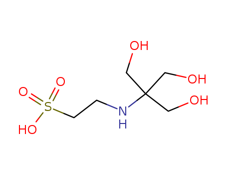 7365-44-8,2-[Tris(hydroxymethyl)methylamino]-1-ethanesulfonic acid,Taurine,N-[2-hydroxy-1,1-bis(hydroxymethyl)ethyl]- (7CI,8CI);2-[[2-Hydroxy-1,1-bis(hydroxymethyl)ethyl]amino]ethanesulfonicacid;2-[[Tris(hydroxymethyl)methyl]amino]ethanesulfonic acid;N-Tris(hydroxymethyl)methyl-2-aminoethanesulfonic acid;N-[Tris(hydroxymethyl)methyl]aminoethanesulfonic acid;TES;TES (bufferingagent);