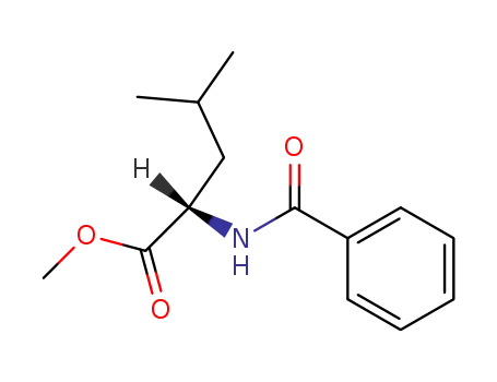 Molecular Structure of 3005-60-5 (methyl N-benzoylleucinate)