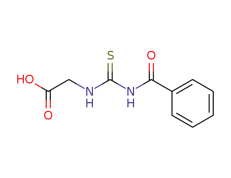 Molecular Structure of 7245-61-6 ((3-BENZOYL-THIOUREIDO)-ACETIC ACID)