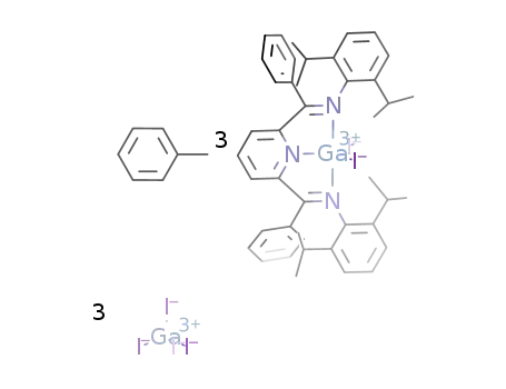 [GaI2(2,6-bis[1-[(2,5-di(isopropyl)phenyl)imino]benzyl]pyridine)GaI4]3*toluene