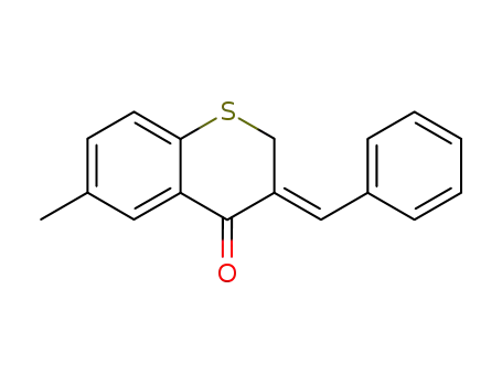 3-benzylidene-6-methyl-thiochroman-4-one