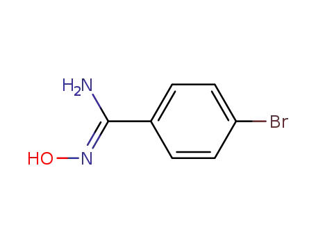 Molecular Structure of 19227-14-6 (Benzenecarboximidamide,4-bromo-N-hydroxy-)