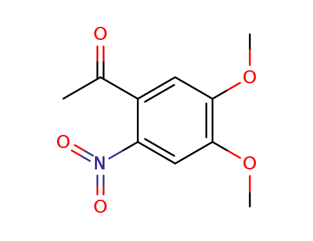 Molecular Structure of 4101-32-0 (1-(4,5-DIMETHOXY-2-NITRO-PHENYL)-ETHANONE)