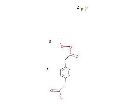 [(europium(III))2(1,4-phenylenediacetate)3(H2O)] dihydrate