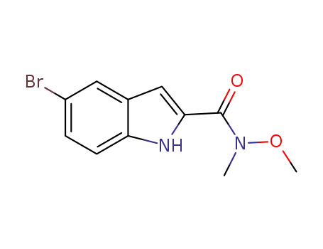 5-bromo-1H-indole-2-carboxylic acid N-methoxy-N-methyl amide