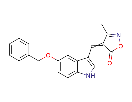 4-[(5-benzyloxy-1H-indole-3-yl)-methylene]-3-methyl-isoxazole-5-one
