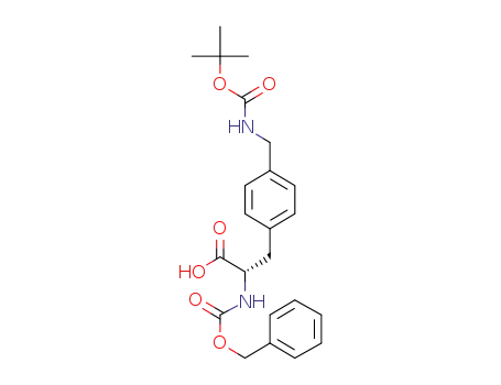 (S)-2-(((benzyloxy)carbonyl)amino)-3-(4-(((tert-butoxycarbonyl)amino)methyl)phenyl)propanoic acid