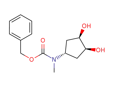 benzyl (1S,3R,4S)-3,4-dihydroxycyclopentyl(methyl)carbamate