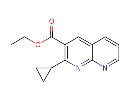 2-cyclopropyl-[1,8]-naphthyridine-3-carboxylic acid ethyl ester