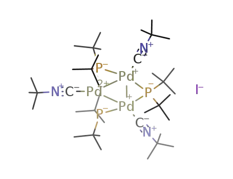tris(μ-di-tert-butylphosphido)tris(tert-butyl isocyanide)tripalladium(1+) iodide