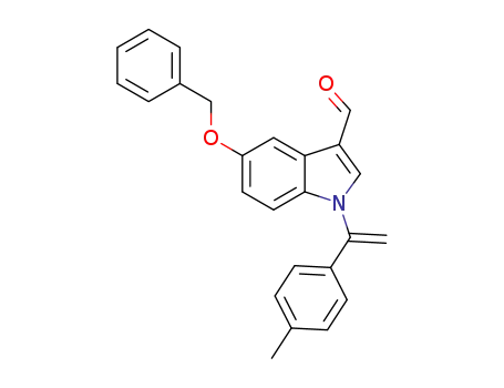5-(benzyloxy)-1-(1-(p-tolyl)vinyl)-1H-indole-3-carbaldehyde