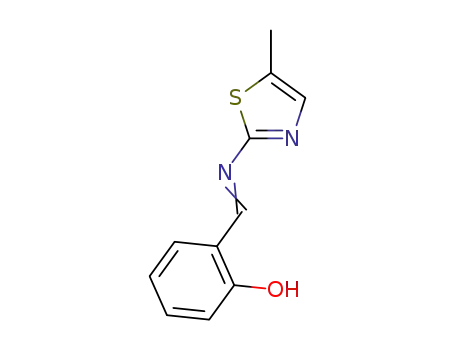 2-(5-methylthiazol-2-yliminomethyl)phenol