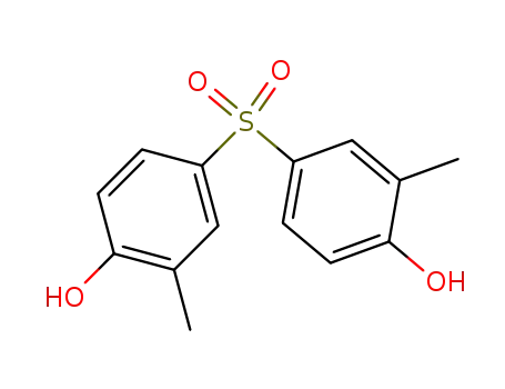 Molecular Structure of 16346-97-7 (4,4'-SULFONYLBIS(2-METHYLPHENOL))
