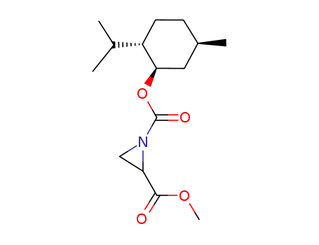 1-(-)-menthyloxycarbonyl-aziridine-2-carboxylic acid methyl ester
