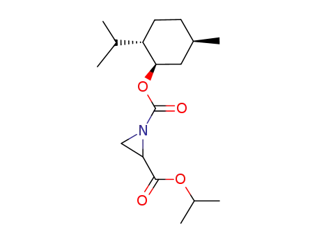1-(-)-menthyloxycarbonyl-aziridine-2-carboxylic acid isopropyl ester