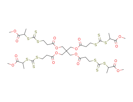 pentaerythritol tetrakis(3-(S-(1-methoxycarbonylethyl)trithiocarbonyl)propionate)