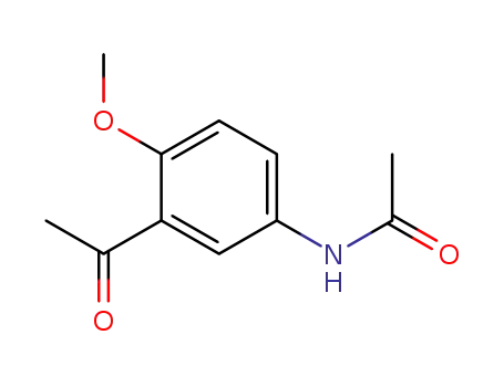 Molecular Structure of 51410-09-4 (N-(3-ACETYL-4-METHOXYPHENYL)ETHANAMIDE)