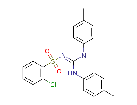N-(bis(p-tolylamino)methylene)-2-chlorobenzenesulfonamide