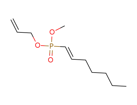 (E)-allyl methyl hept-1-en-1-ylphosphonate
