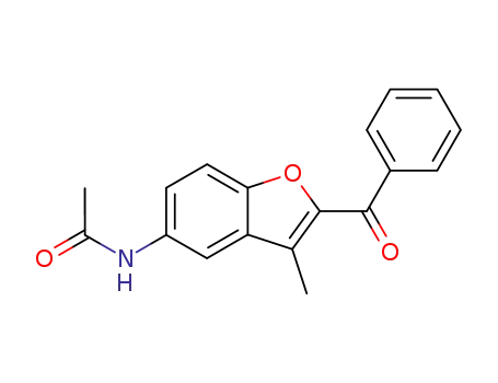 N-(2-benzoyl-3-methylbenzofuran-5-yl)acetamide
