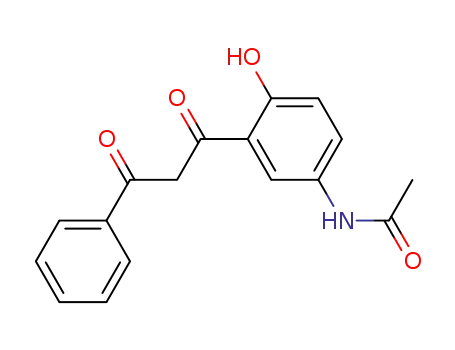 Acetamide, N-[3-(1,3-dioxo-3-phenylpropyl)-4-hydroxyphenyl]-