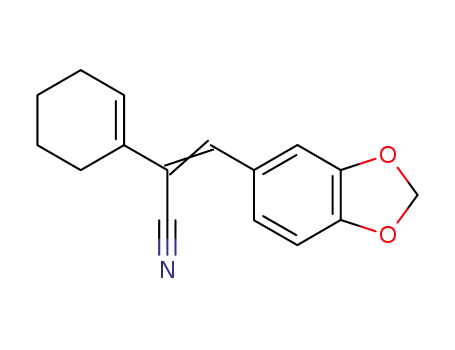 3-benzo[1,3]dioxol-5-yl-2-cyclohex-1-enyl-acrylonitrile