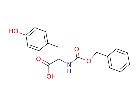 Molecular Structure of 5618-98-4 (N-benzyloxycarbonyl-DL-tyrosine)