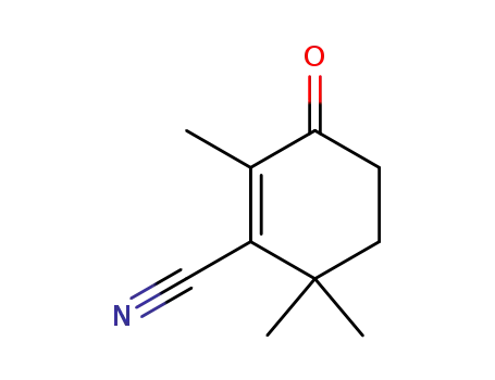 2,4,4-Trimethylcyclohex-2-en-1-one-3-carbonitrile