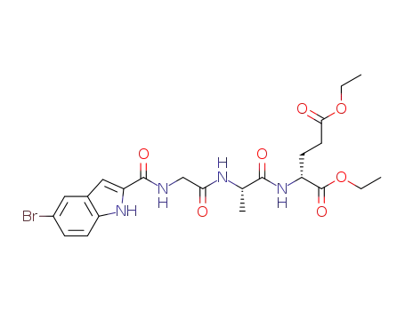 diethyl (5-bromo-1H-indole-2-carbonyl)glycyl-L-alanyl-D-glutamate