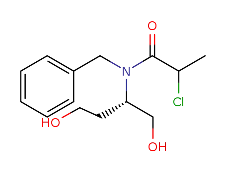 N-benzyl-2-chloro-N-[(2S)-1,4-dihydroxybutan-2-yl]propanamide