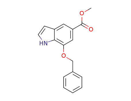 methyl 7-(benzyloxy)-1H-indole-5-carboxylate