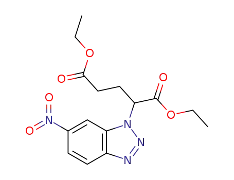 diethyl 2-(6-nitro-1H-benzo[d][1,2,3]triazol-1-yl)pentanedioate