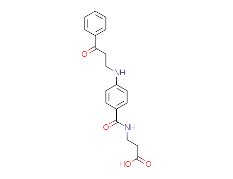 3-[4-(3-oxo-3-phenylpropylamino)benzamido]-propanoic acid