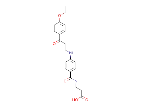 3-{4-[3-(4-ethoxyphenyl)-3-oxopropylamino]-benzamido}propanoic acid
