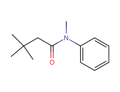 Molecular Structure of 144691-18-9 (Butanamide, N,3,3-trimethyl-N-phenyl-)
