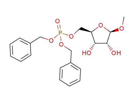 methyl 5-O-[bis(benzyloxy)phosphoryl]-β-D-ribofuranoside