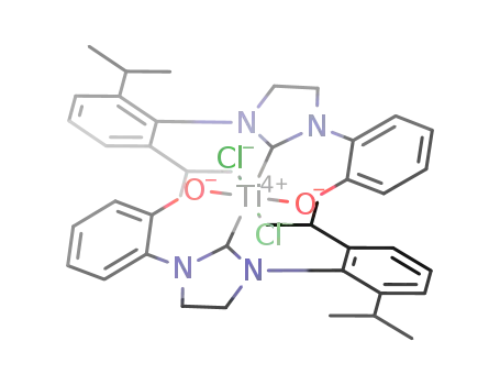 bis(1-(2,6-diisopropylphenyl)-3-(2-hydroxyphenyl)-4,5-dihydro-imidazolyl)titanium(IV) dichloride