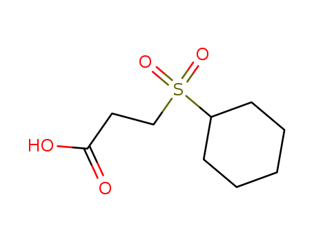 Propanoic acid, 3-(cyclohexylsulfonyl)-