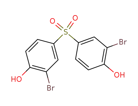 Molecular Structure of 56486-79-4 (4,4'-Sulfonylbis(2-bromophenol))