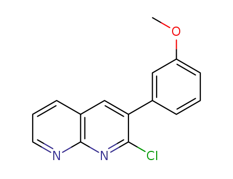 2-chloro-3-(3-methoxyphenyl)[1,8]naphthyridine