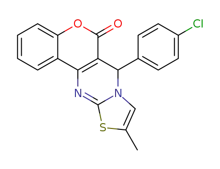 7-(4-chlorophenyl)-10-methyl-6H,7H-chromeno[4,3-d]thiazolo[3,2-a]pyrimidin-6-one