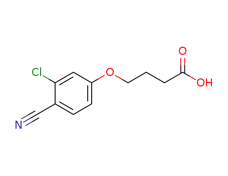 4-(3-chloro-4-cyanophenoxy)butanoic acid